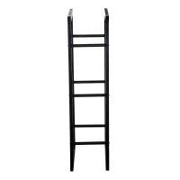 Homcom Porta Legna per Casa e Giardino in Ferro Nero, 60x25x100cm