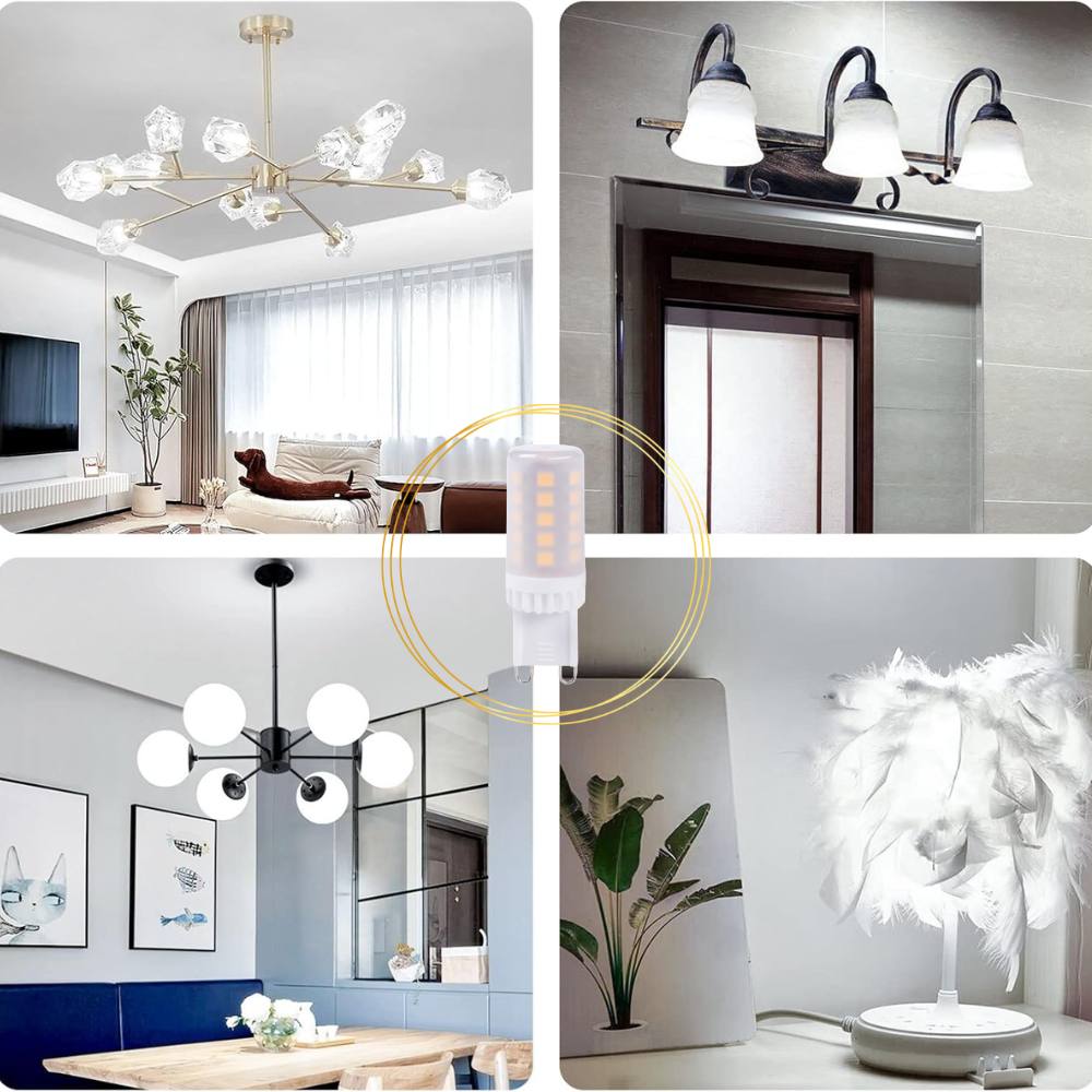 Lampadina led g9 3.5w 6000k optonica 1651 risparmio energetico e durata