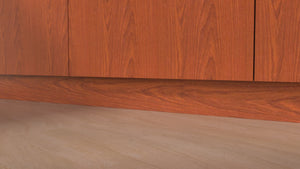 ZOCCOLATURA IN PVC 2 METRI H 15 CM CILIEGIO