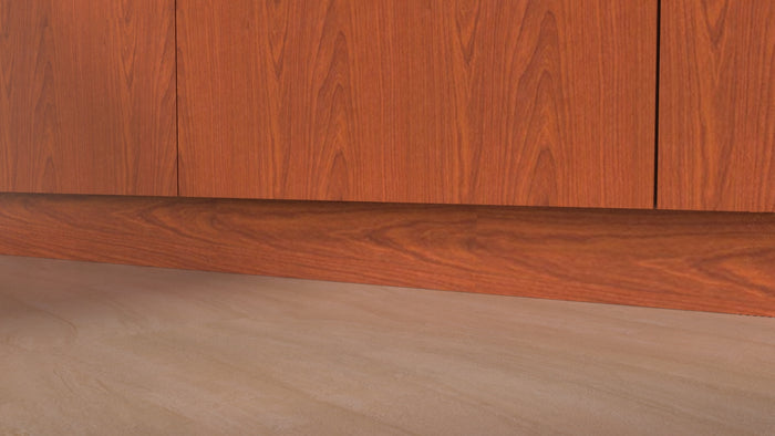 ZOCCOLATURA IN PVC 2 METRI H 15 CM CILIEGIO