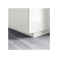 Zoccolo Per Cucina Battiscopa Set Da 2 Pezzi Da 2 Metri E 1 Pezzo Da 1 Metro Altezza 15 Cm Con Kit Unione Bianco