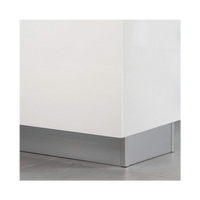 Zoccolo Per Cucina H10 Cm Lunghezza 2 Metri Inox