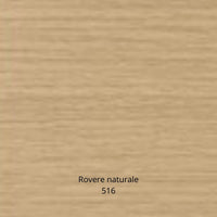 Zoccolo per cucina in PVC barra 4 mtl H12 colore rovere naturale
