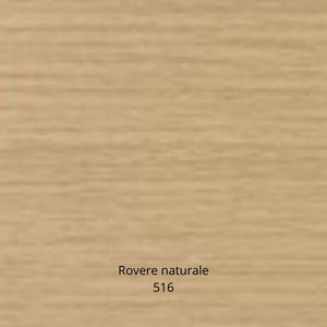 Zoccolo per cucina in PVC barra 4 mtl H12 colore rovere naturale