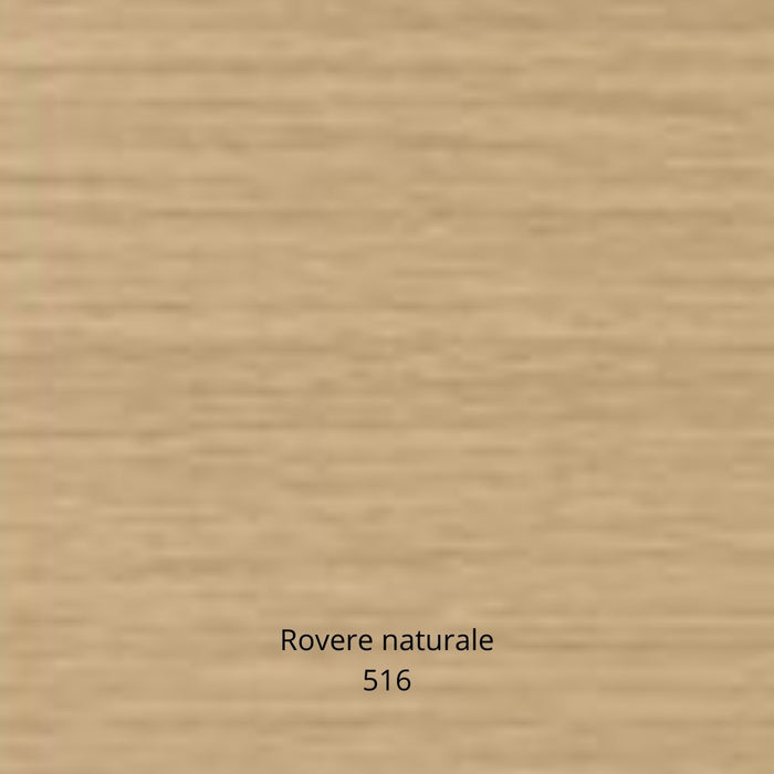Zoccolo per cucina in PVC barra 4 mtl H12 colore rovere naturale