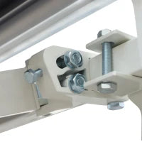 Tenda da Sole 3x2.5 m Avvolgibile per Porte e Finestre, in Alluminio e Poliestere Anti-UV, Grigio