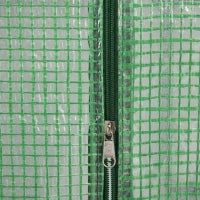 Serra da Giardino con Scaffali, Copertura in PE e Porta Avvolgibile, 143x138x190 cm, Verde