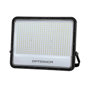 Optonica proiettore led smd corpo nero linea premium 6000k ip65 clip luminoso *** potenza 300w, confezione 1