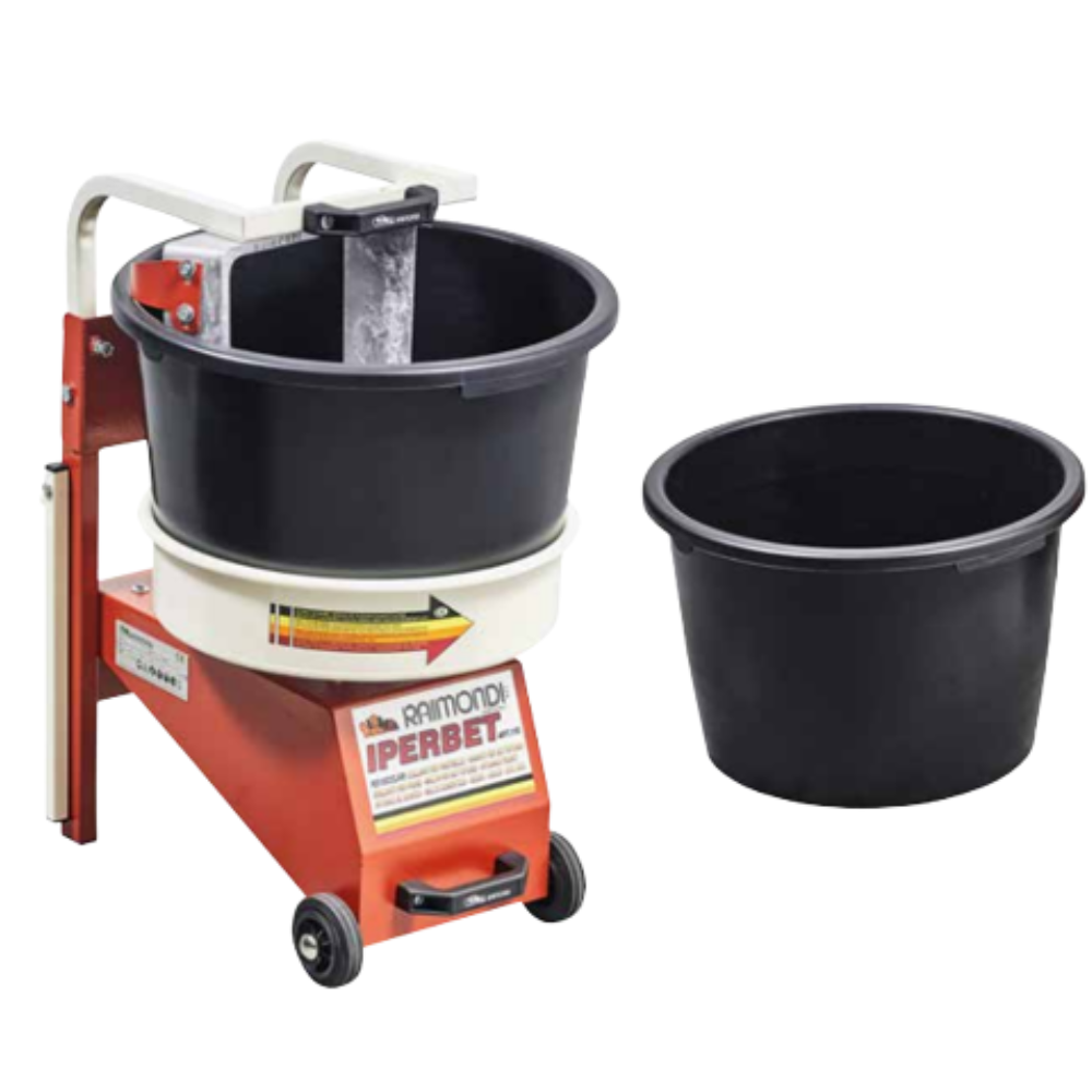 Secchio plastica maniglie 45lt. betoniera iperbet preparazione impasti raimondi