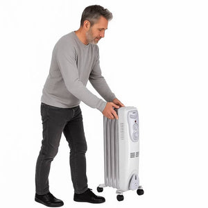 Radiatore a olio zephir zra1516 7 elementi 1500 w con termostato