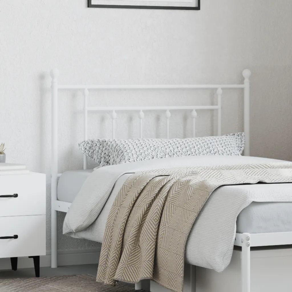 Testiera in Metallo Bianco 107 cmcod mxl 81871