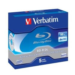 Verbatim 43748 disco vergine blu-ray bd-r 50 gb 5 pz