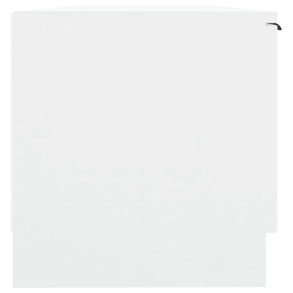 Mobile TV multimediale mensola TV credenza mobile TV sala da pranzo soggiorno camera da letto 102 x 35 x 36,5 cm legno ingegnerizzato bianco 02_0025563