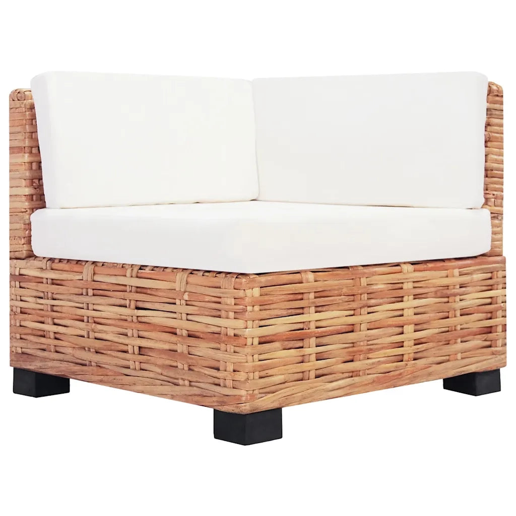 Set Divano 27 pz in Rattan Naturale cod mxl 35119