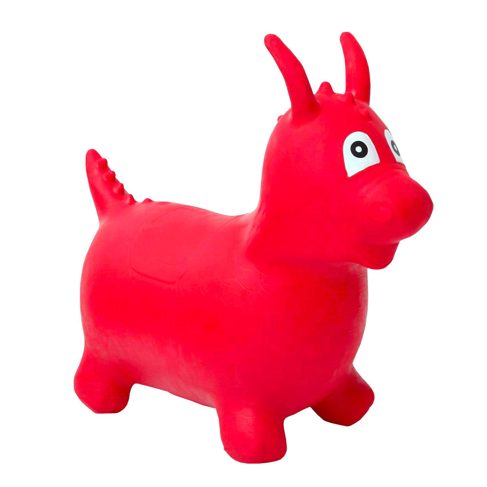 Animale Cavalcabile per Saltare per Bambino 3 Soggetti Mucca o Cavallo o Drago