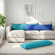 Cuscino con cuscino HEERLEN Turchese 40 x 145 cm Poliestere 926257