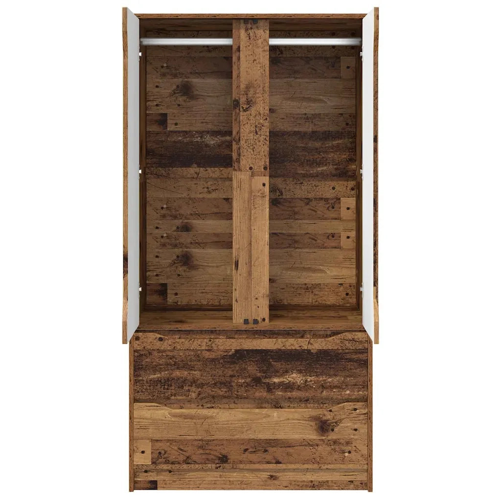 Guardaroba con cassetto Legno vecchio 79,5 x 49 x 156 cm 3406253