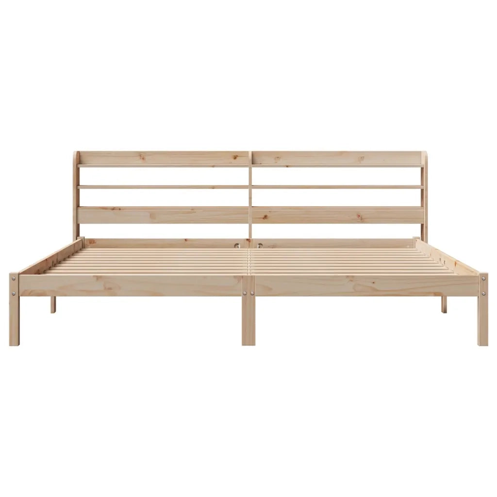 Letto senza Materasso 180x200 cm in Legno Massello di Pino