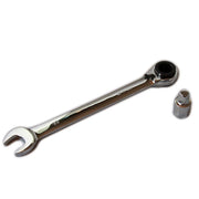 Trade Shop - Chiave Combinata Cricchetto Reversibile Fissa A Stella 22mm 19-22mm Adattatore -