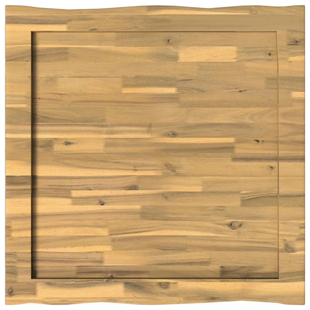 Piano del Tavolo Rettangolare 70 x 70 x 3,5 cm Quadrato Bianco 938631