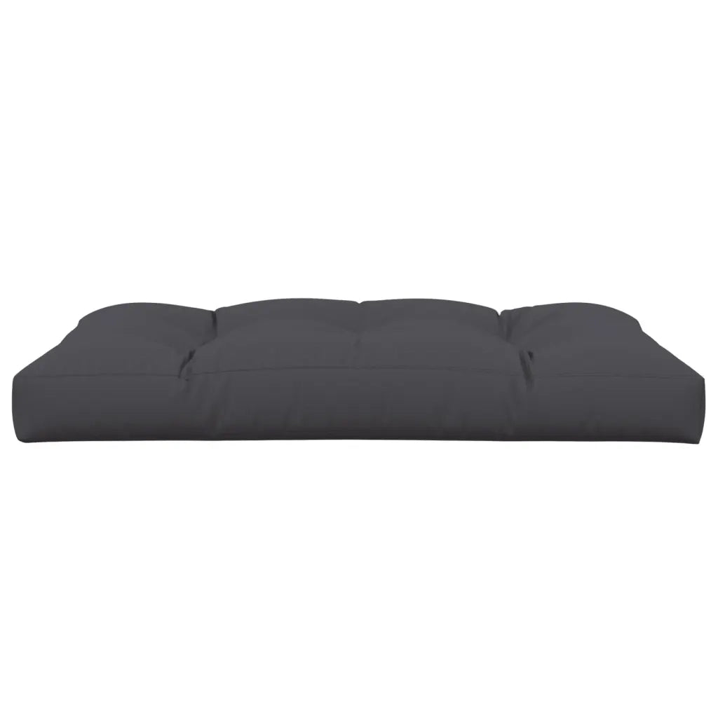 Cuscino per Pallet Antracite 120x80x12 cm in Tessuto 360513
