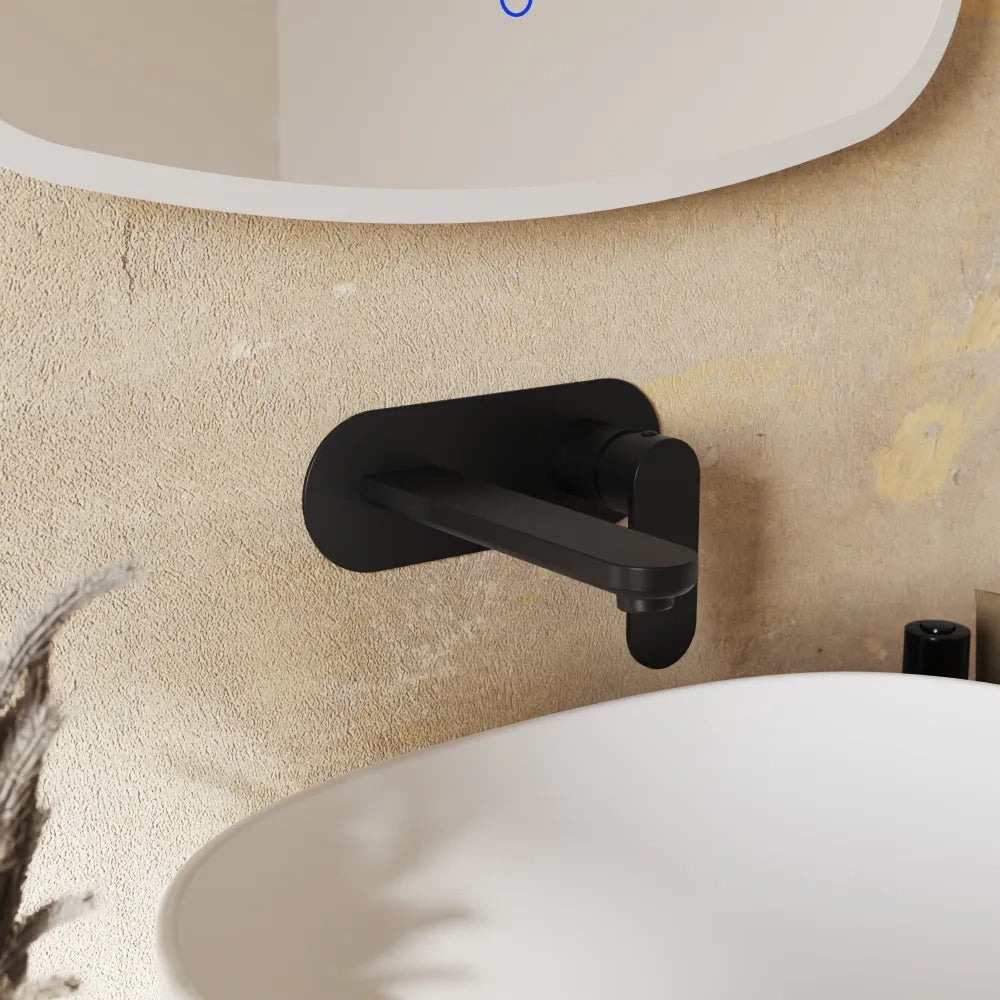 Miscelatore lavabo ad incasso nero opaco | Margot