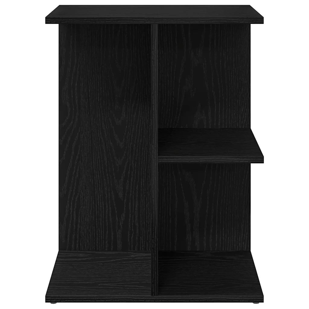 Comodini 2 pz-Set di 2 Tavolino da notte Rovere Nero 46,5x29x61 cm in Legno Multistrato