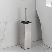 Sostegno per Spazzola da Bagno in Alluminio Inox SUS304, Fissato, Stabile, per Pulizia a Profondità, con Spazzola e Sostegno per Bagno, Progetto Spaziale, Inox SUS304.