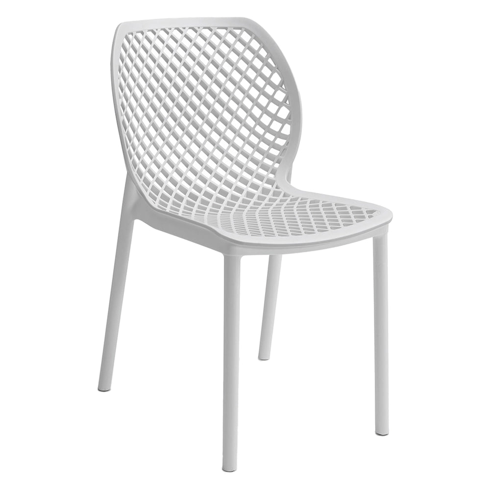 Sedia Bica Aria in Polipropilene Bianco
