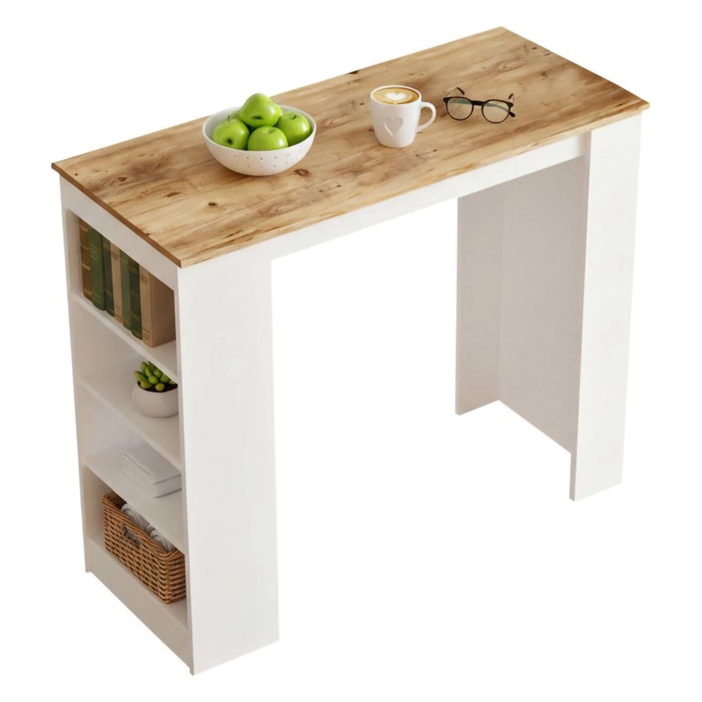 Pontebba, Tavolo Fisso 2 Posti, 51.6x120x101.8h cm Bianco