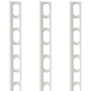 Profili in alluminio verniciato colore bianco luna 103 a l per finitura parete proangle *** pezzi 3 pz, confezione 1