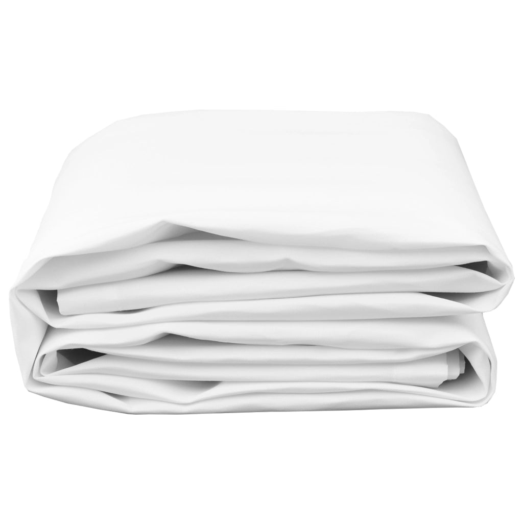 Tessuto di ricambio per pergolato Bianco 10x1.6 m