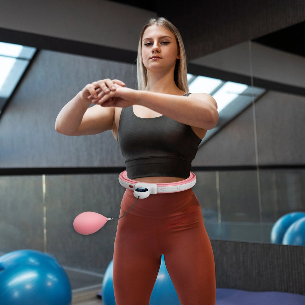Hula Hoop Cerceau con Punte Massaggio ¨C zephmum ¨C 76-113 cm 16 segmenti