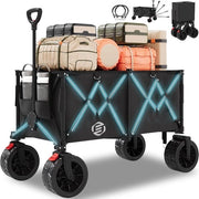 Carrello Bolder - Carrello Opnebbio - Carrello per Spiaggia - Pneumatici Sterrati - Multiuso - Carrello per Spiaggia Portatile