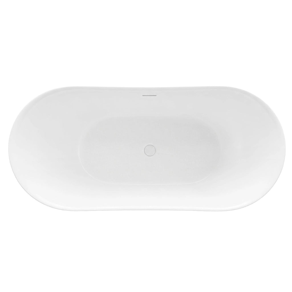 Vasca Bagno Da Terra Rea Ferrano Slim 160 Copritappo rame spazzolato