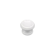 Pomolo fisso per porta SAGUATTI 866/60TB in alluminio bianco lucido