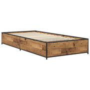 Letto singolo | Letto per adulti | Struttura del letto Legno antico 80 x 200 cm