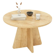 Tavolino da salotto Armanda, Tavolo basso da caffè, Portariviste per divano, Ripiano da soggiorno, 60x60h40 cm, Quercia