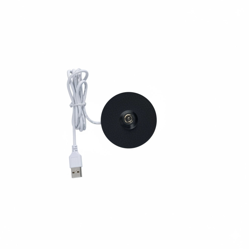 Zafferano Base di Ricarica a Contatto USB-A per Soffio - Wireless, Compatibile, Ricambio, 5V 1A, no spina