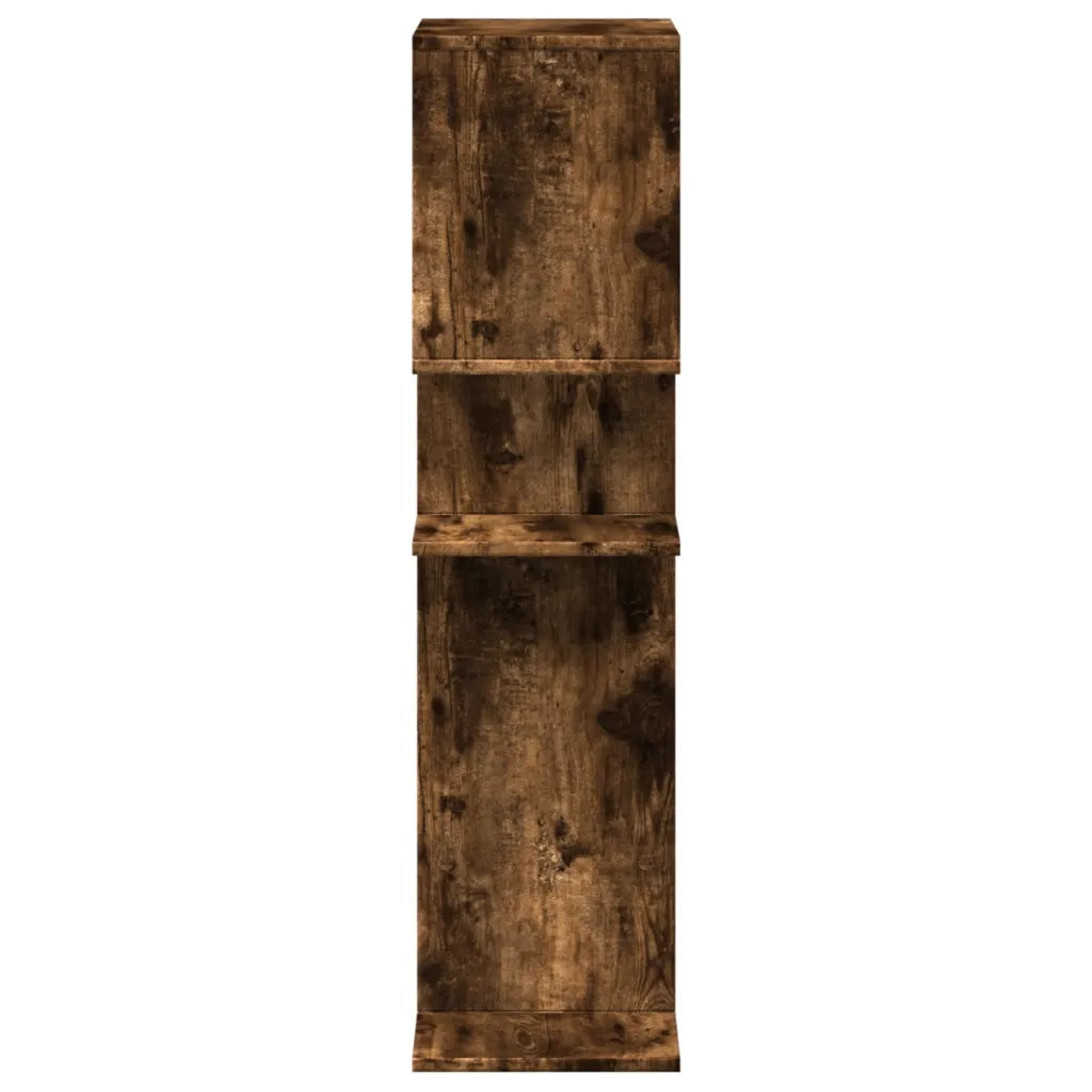 Libreria Divisorio Rovere Fumo 92x29x112 cm in Truciolato 858124