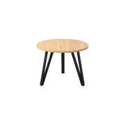 Tavolino da salotto SANTIAGO in legno con gambe in metallo. Ideale per il tuo soggiorno.