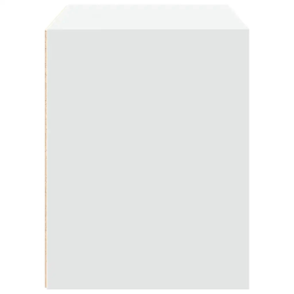 Armadio con 2 Cassetti Bianco 60x31x40 cm in Legno Multistrato