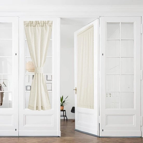 Tende Semi-trasparenti da Parete - 2 Pezzi - 60x120cm - Ademabili - Idonei per Camera da Letto/Soggiorno - Decorazione per Finestre