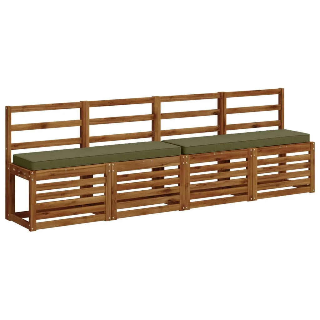 Cuscini per Panchina a 2 Pezzi VUGHT 2 pcs 100% Poliestere 950531