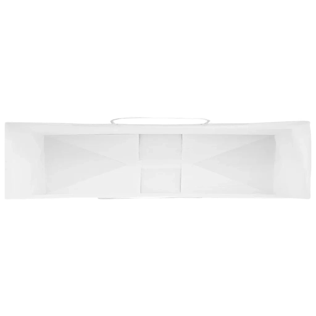 Sacchetti di Carta 250 pz con Manici Bianchi 54x15x49 cm CFW5627303