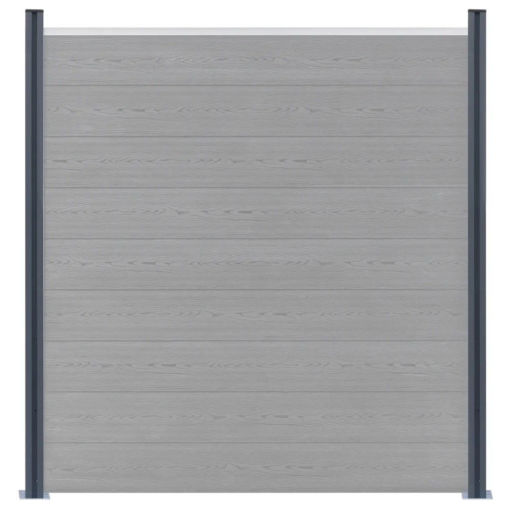 Pali di Recinzione 2 pz Grigio Scuro 185 cm in Alluminio CFW3586636