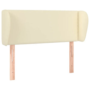 Testiera ad Orecchio Crema 103x23x78/88 cm in Similpelle