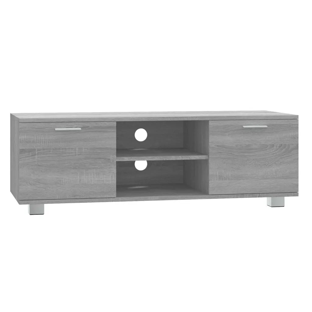 Mobile TV Grigio Sonoma 120x40,5x35 cm in Legno Multistrato