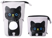 Etui 2-in-1 con chiusura a rits, contenitore e penne, contenitore per ragazze, contenitore in piedi, contenitore telescopico, contenitore per studentesse