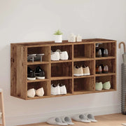 vidaXL Scarpiera Legno vecchio 103 x 30 x 51 cm Legno multistrato